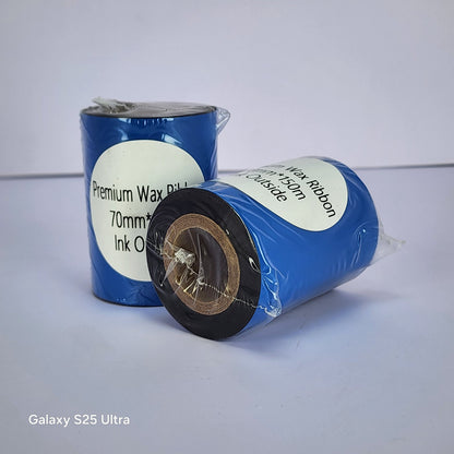 70mm x 150M Premium Wax Thermal Barcode Ribbon