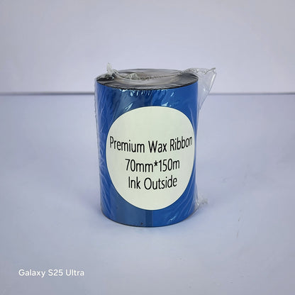 70mm x 150M Premium Wax Thermal Barcode Ribbon
