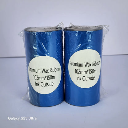 102mm x 150M Premium Wax Thermal Barcode Ribbon