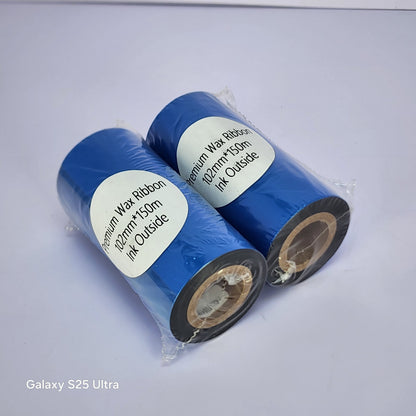 102mm x 150M Premium Wax Thermal Barcode Ribbon