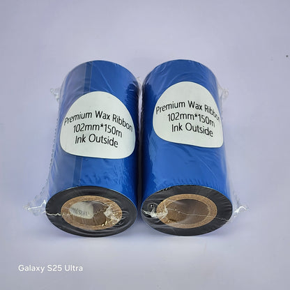 102mm x 150M Premium Wax Thermal Barcode Ribbon