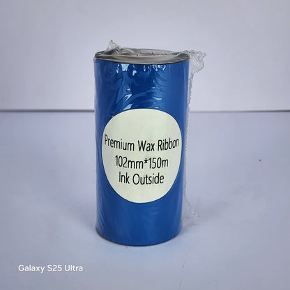 102mm x 150M Premium Wax Thermal Barcode Ribbon