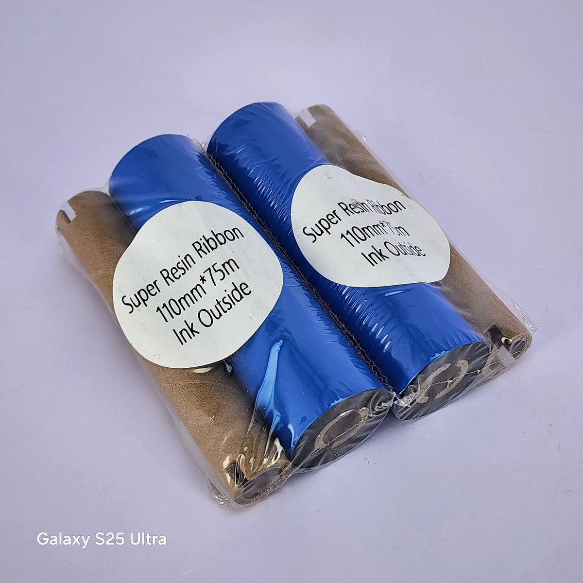 110mm x 75M Super Resin Thermal Barcode Ribbon