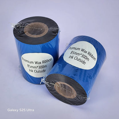 85mm x 300M Premium Wax Thermal Barcode Ribbon