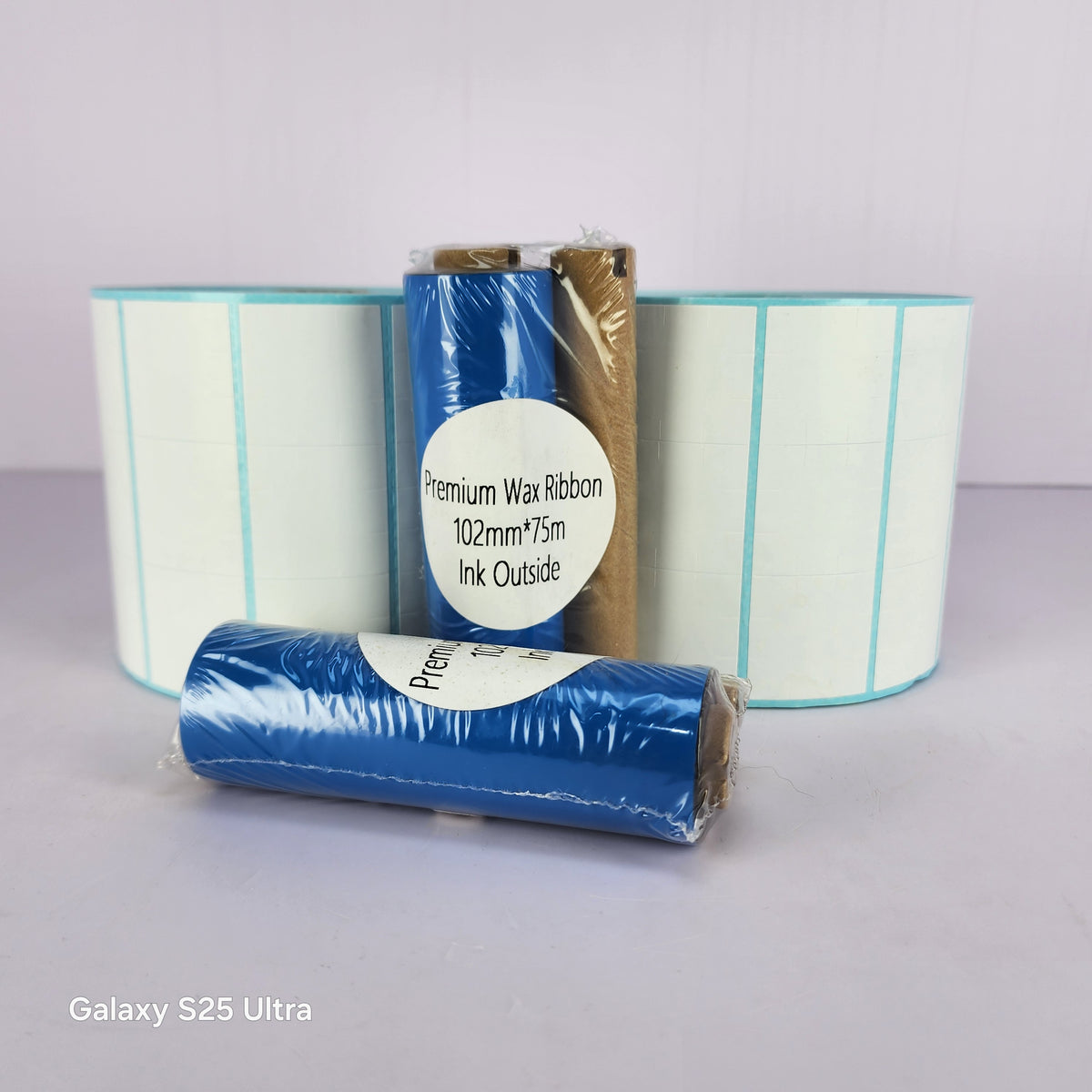 32mm (W) x 32mm (H) Plain White Synthetic Barcode Labels