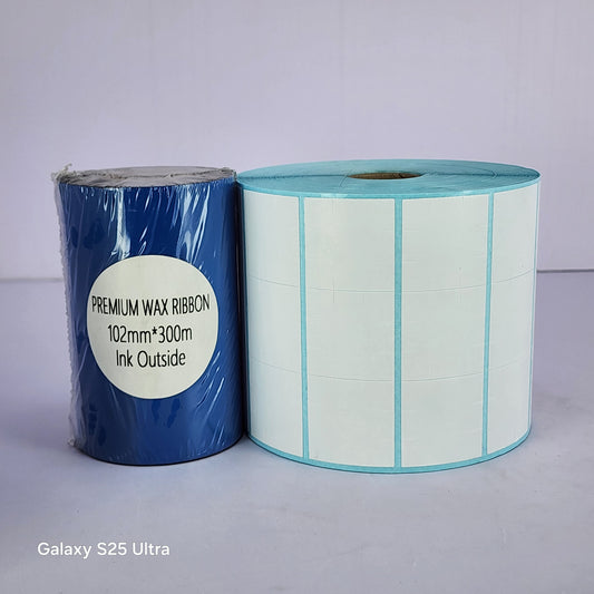 32mm (W) x 32mm (H) Plain White Synthetic Barcode Labels