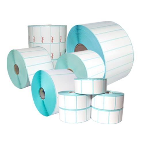 50mm (W) x 30mm (H) Plain White Synthetic Barcode Labels