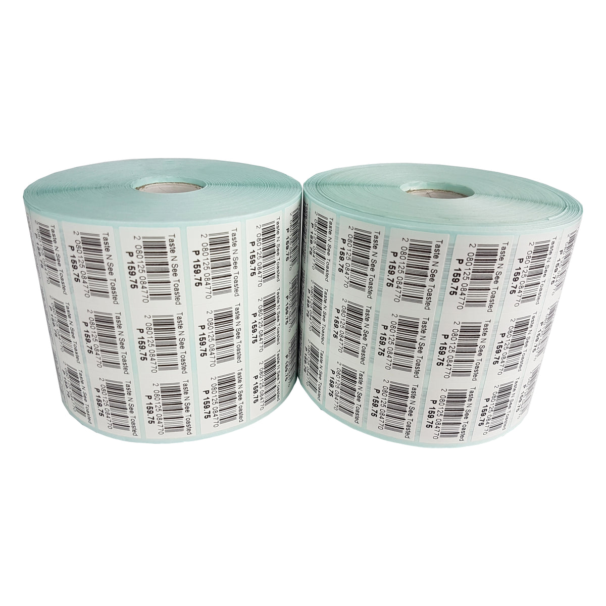 30mm (W) x 25mm (H)Printed Satin Barcode Sticker for Price Tag, Product and Expiry Date
