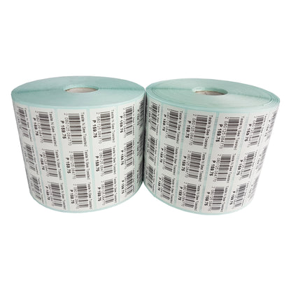 30mm (W) x 25mm (H)Printed Satin Barcode Sticker for Price Tag, Product and Expiry Date