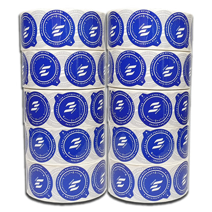 10 Rolls Blue 5 Gallon Hygienic Pull-Tab Water Quality