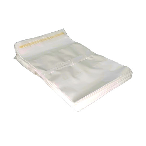 Small Plain White Plastic Courier Parcel Bag with Pocket 100s