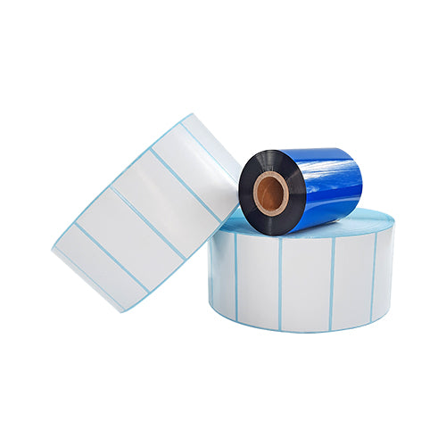3" (W)  x 1.5" (H) Plain White Satin Barcode Labels