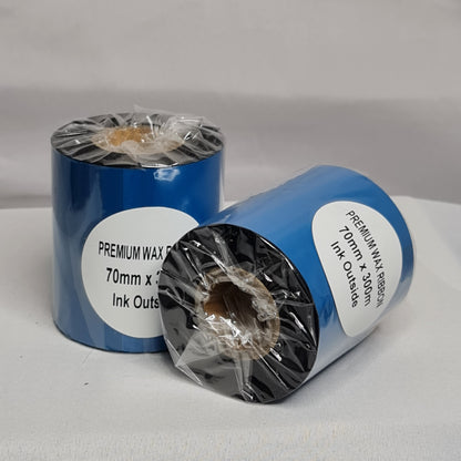 80mm x 300M Premium Wax Barcode Ribbon