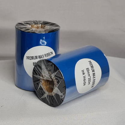 85mm x 300M Premium Wax Barcode Ribbon