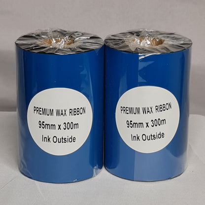 95mm x 300M Premium Wax Thermal Barcode Ribbon